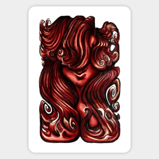 Luscious Locks - Chile Oil Red Sticker